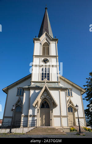 Lillesand chiesa, Norwegen, Europa Foto Stock