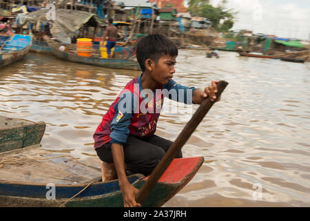 Kampung Pluk, Cambogia Foto Stock