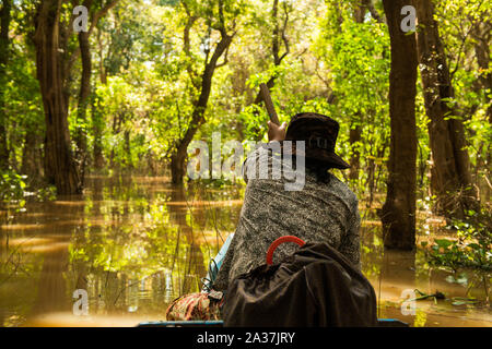 Kampung Pluk, Cambogia Foto Stock