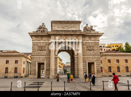 Porta Garibaldi, Milano, lombardia, UE Foto Stock