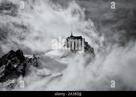 Francese magia alpina della valle di Chamonix Foto Stock