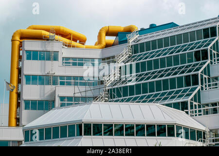 Rotterdam, Paesi Bassi - 4 Ottobre 2019: La biblioteca centrale di Rotterdam
