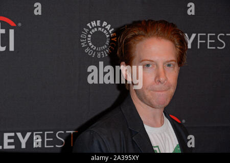 NEW YORK, NY - OTTOBRE 05: Seth Green assiste "Robot" di pollo - PaleyFest New York 2019 presso il Paley Centre for Media su ottobre 05, 2019 a New York Foto Stock