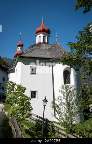 Hainzenberg, chiesa di pellegrinaggio Maria Rast, valle Zillertal, di Zell am Ziller, Tirolo, Austria Foto Stock