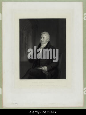 Samuel Coleridge, 42 anni / dipinta da Washington Allston ; incisi da Samuele cugini, A.R.A. Foto Stock