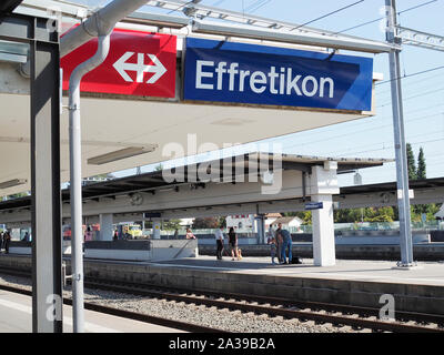 Bahnhof Effretikon ZH Foto Stock