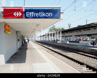 Bahnhof Effretikon ZH Foto Stock