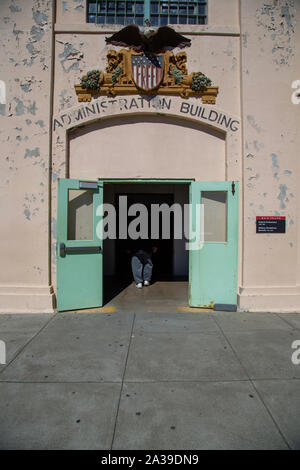 Dettagli di Alcatraz, CALIFORNIA, STATI UNITI D'AMERICA Foto Stock