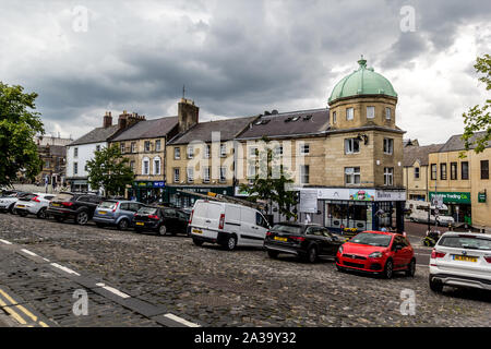 16, 07, 2019, Alnwick in Northumberland, Inghilterra, Regno Unito , il Vecchio Mercato Foto Stock