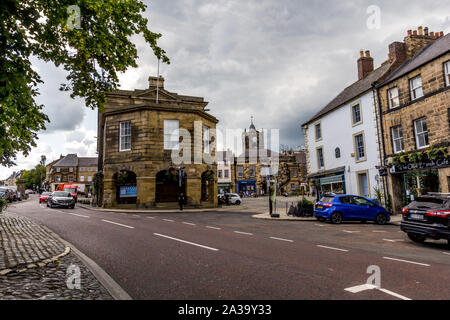 16, 07, 2019, Alnwick in Northumberland, Inghilterra, Regno Unito , il Vecchio Mercato Foto Stock