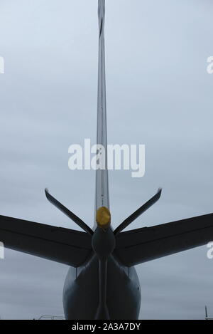 Antenna di braccio di rifornimento. Aria Mobilità il comando Museum, Dover AFB, Dover, Delaware Foto Stock