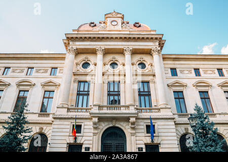 Bucarest, Romania - 27 Luglio 2019 : la banca nazionale di Romania Foto Stock