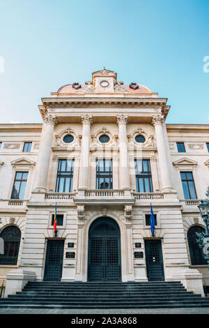 Bucarest, Romania - 27 Luglio 2019 : la banca nazionale di Romania Foto Stock