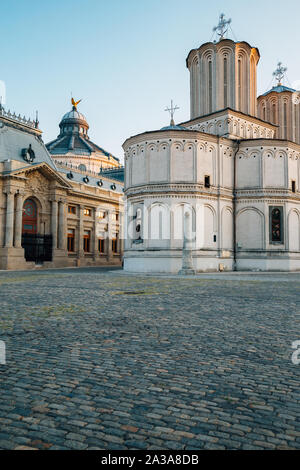 Cattedrale patriarcale di Bucarest, Romania Foto Stock