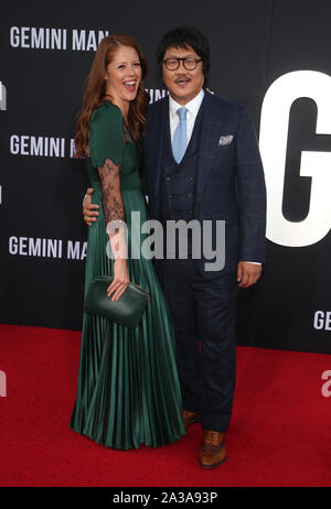 Hollywood, CA. 6 Ottobre, 2019. Benedetto Wong al Gemelli Uomo Premiere al TCL Chinese Theatre in Hollywood, la California il 6 ottobre 2019. Credito: Faye Sadou/media/punzone Alamy Live News Foto Stock