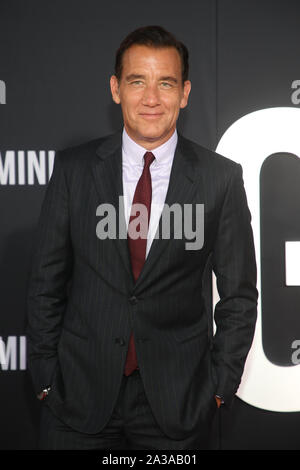 Hollywood, CA. 6 Ottobre, 2019. Clive Owen al Gemelli Uomo Premiere al TCL Chinese Theatre in Hollywood, la California il 6 ottobre 2019. Credito: Faye Sadou/media/punzone Alamy Live News Foto Stock