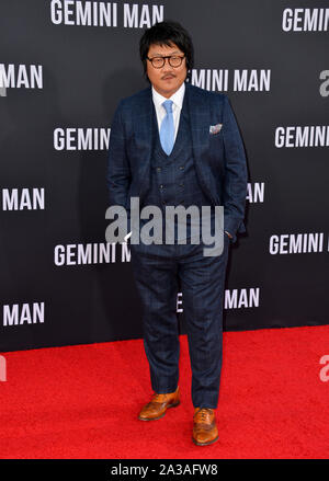 LOS ANGELES, Stati Uniti d'America. Ottobre 07, 2019: Benedetto Wong alla premiere di 'Gemini Man' a TCL Chinese Theatre, Hollywood. Immagine: Paul Smith/Featureflash Credito: Paul Smith/Alamy Live News Foto Stock