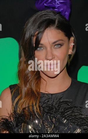 NEW YORK, NY - OTTOBRE 04: Jessica Szohr assiste Huluween celebrazione presso la città di tappe in Ottobre 4, 2019 in New York City. Foto Stock