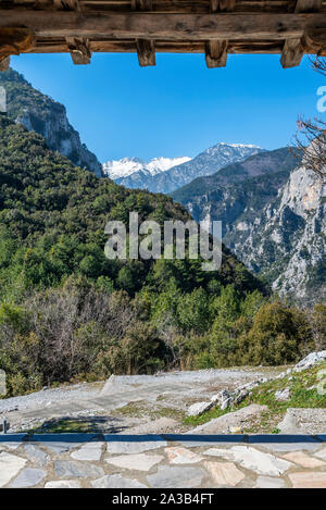 Paesaggio di montagna Olympus Foto Stock