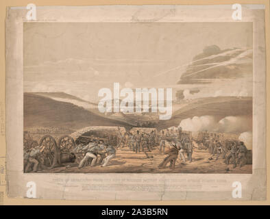 Assedio di Sebastopoli dal nuovo 32 pounder batteria sopra l'attacco sinistro Picquet Casa / M.A. Biddulph Captn. R.A. del. ; E. Walker lith. ; Giorno & Figlio, Lithrs. alla Regina. Foto Stock