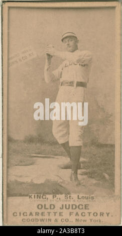 Re d'argento, St. Louis Browns, baseball card ritratto Foto Stock