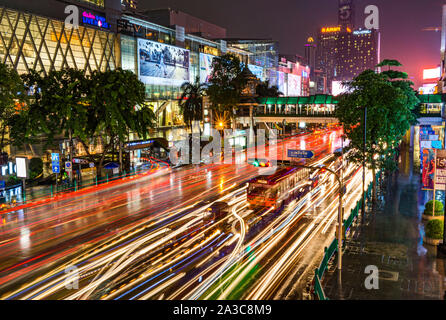 Traffico di Bangkok Foto Stock