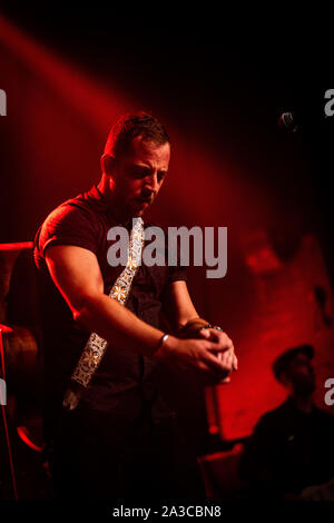 Copenhagen, Danimarca. 06 ott 2019. Il cantante inglese, compositore e musicista James Morrison esegue un concerto dal vivo a VEGA in Copenhagen. (Photo credit: Gonzales foto/Alamy Live News Foto Stock