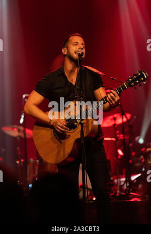 Copenhagen, Danimarca. 06 ott 2019. Il cantante inglese, compositore e musicista James Morrison esegue un concerto dal vivo a VEGA in Copenhagen. (Photo credit: Gonzales foto/Alamy Live News Foto Stock