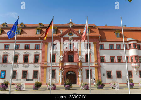 Thüringer Staatskanzlei Regierungsstraße, Hirschgarten, Erfurt, Thüringen, Deutschland Foto Stock