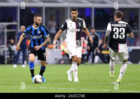 Milano. L'Italia. Il 6 ottobre 2019. Campionato italiano A. FC Internazionale vs Juventus fc. Marcelo Brozovic di FC Internazionale. Foto Stock