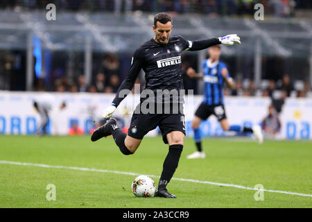 Milano. L'Italia. Il 6 ottobre 2019. Campionato italiano A. FC Internazionale vs Juventus fc. Samir Handanovic di FC Internazionale. Foto Stock