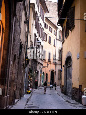 La passeggiata a Firenze, Italia. Foto Stock