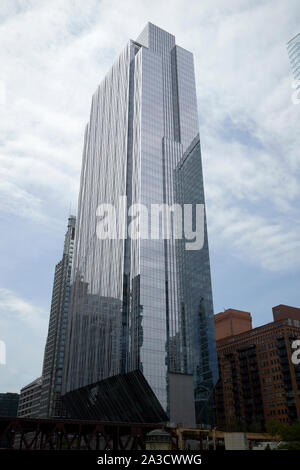 150 north riverside building di chicago, illinois, Stati Uniti d'America Foto Stock