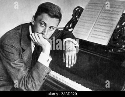 SERGEI PROKOFIEV (1891-1953) Soviet russo compositore su 1935 Foto Stock