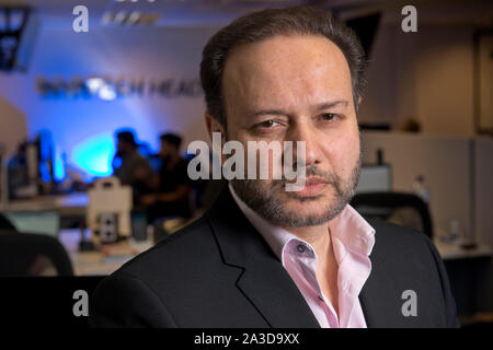 Tariq Muhammad CEO di Invatech Health, Bristol, Regno Unito Foto Stock