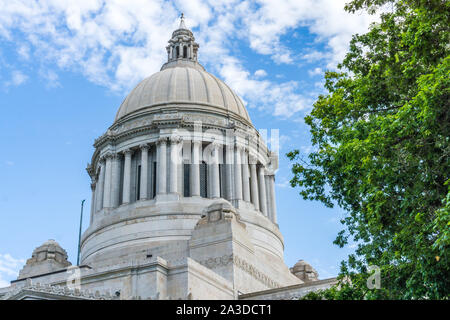 Un edifici a cupola presso il Washington State Capitol Foto Stock