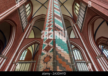 All'interno di Bad Doberan Minster, Bad Doberan, Meclemburgo-Pomerania Occidentale, Germania Foto Stock