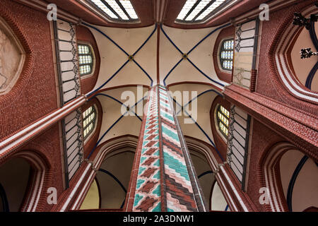 All'interno di Bad Doberan Minster, Bad Doberan, Meclemburgo-Pomerania Occidentale, Germania Foto Stock