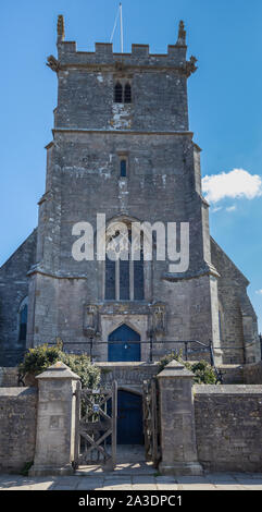 St Edwards chiesa parrocchiale, Corfe Castle vicino a Wareham Dorset, Regno Unito Foto Stock