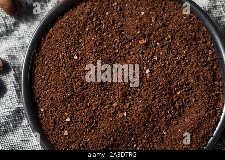 La massa organica chicchi di caffè tostati pronto a mangiare Foto Stock