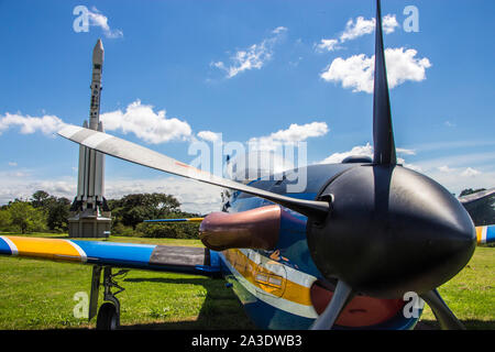 Super Tucano, Aerospaziale Brasiliano Memorial MAB, São José dos Campos, São Paulo, Brasile Foto Stock