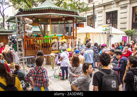 Virada , culturale svolta culturale 2013, Anhangabaú, São Paulo, capitale del Brasile Foto Stock