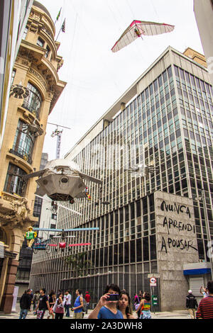 Virada culturale, svolta culturale 2013, Anhangabaú, São Paulo, capitale del Brasile Foto Stock