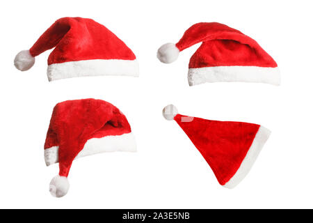 Raccolta di Santa fur hats Foto Stock