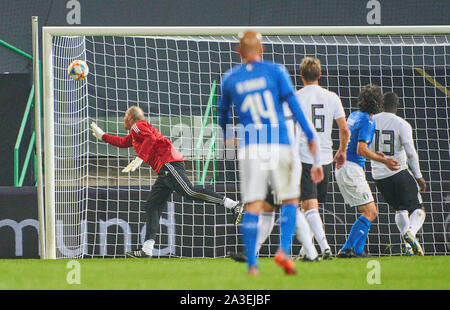 La Furth, Germania. Il 7 ottobre, 2019. Damiano Tommasi, ITA punteggi, germogli obiettivo per 2-3 DFB TUTTI-stelle - Italia tutte le stelle 1.della Lega calcio tedesca , Fürth, Ottobre 07, 2019 stagione 2019/2020 © Peter Schatz / Alamy Live News Foto Stock