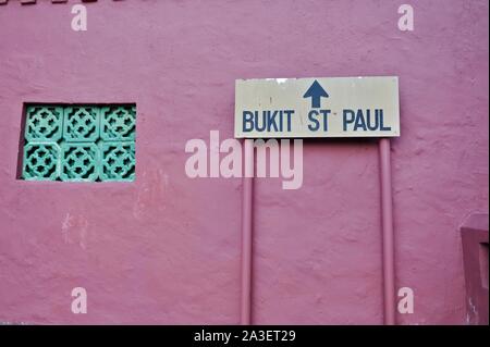 Malacca Città storica della Malesia Foto Stock