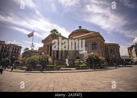 Teatro Massimo di Palermo Foto Stock