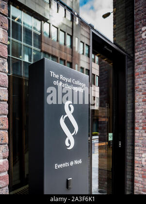 Royal College of Pathologists HQ / sede centrale in Alie Street a East London. Architetti Bennetts Associates ha completato il 2018. Foto Stock