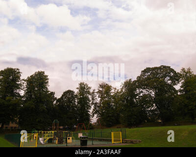 Area giochi per bambini in Cutts vicino Parco Oakham capoluogo di contea di Rutland East Midlands England Regno Unito Foto Stock