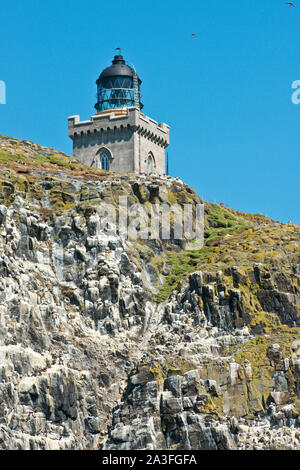 Robert Stevenson's faro sull isola di maggio. Fife, Scozia Foto Stock